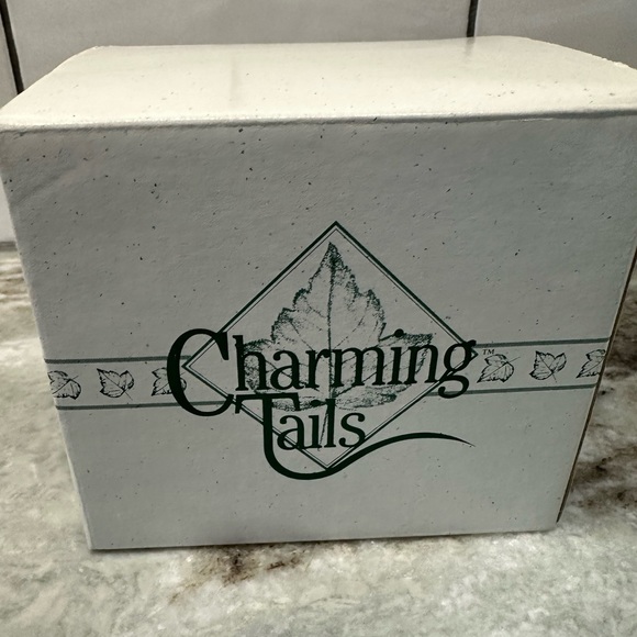 1998 Ltd Ed Charming Tails Fitz & Floyd " Steady Wins The Race" Turtle Bunny - Picture 4 of 11